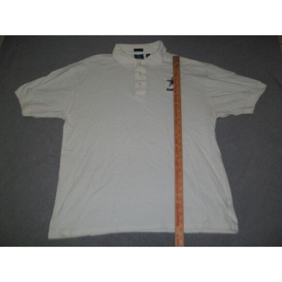 NFL Dallas‎ Cowboys Polo Shirt Men Sz XL Short Sleeve Sportswear White - Picture 6 of 8
